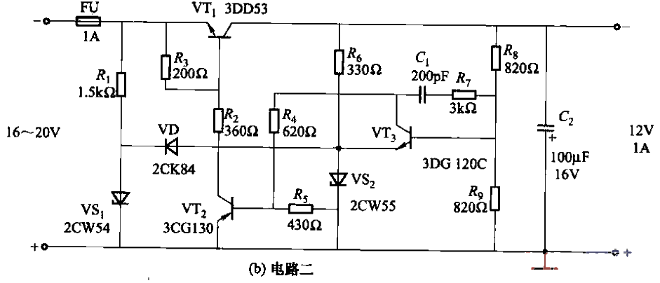 a1015电路图图片