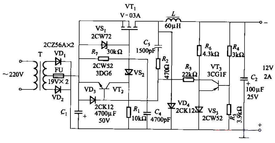 45. Switching <strong>Stabilized power supply circuit</strong> Part 3.gif