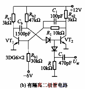 38. Improved monostable<strong>Practical circuit</strong>b.gif