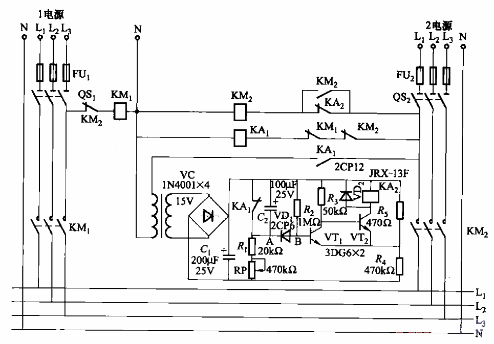 128. Dual-channel <strong>power supply</strong> with contactor self-switching <strong>circuit</strong> part 2.gif