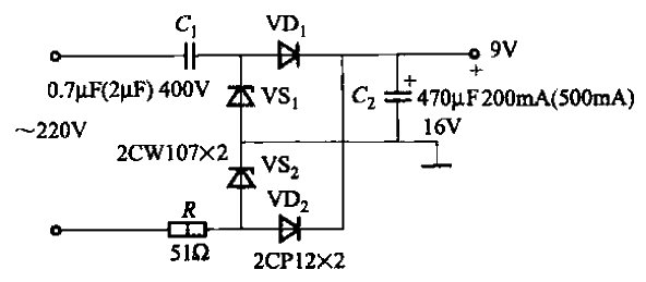 17. Single-channel<strong>DC regulated power supply</strong> circuit.gif