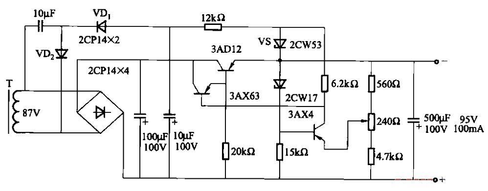 29.95V, 100mA<strong><strong>Stabilized power supply</strong><strong>Circuit</strong></strong>.gif