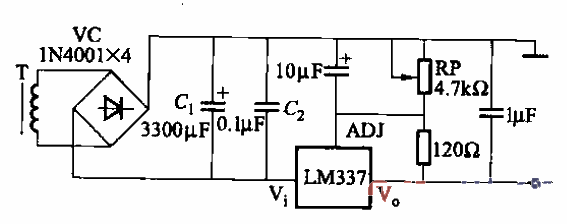 59.<strong>Output<strong>Voltage</strong></strong> Adjustable <strong>Stabilized Power Supply Circuit</strong> Part 4.gif