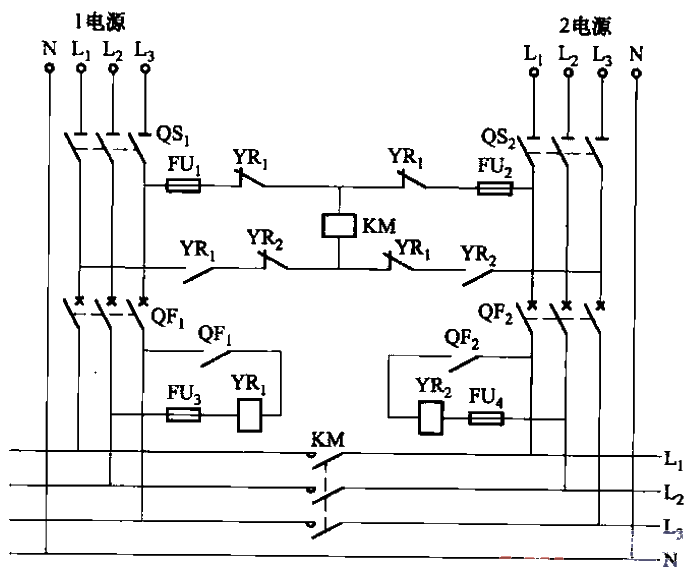 131. One of the two-way <strong>power supply</strong> mutual input <strong>circuit</strong> with contactor.gif