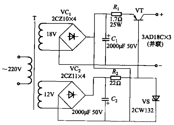 34. One of<strong>Transistor</strong>Stabilized Current<strong>Power Supply<strong>Circuit</strong></strong>.gif