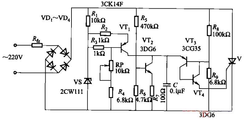 85.<strong>AC stabilized power supply</strong> circuit suitable for upper limit<strong>voltage stabilization</strong>.gif