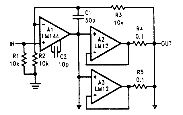 Parallel power op amp