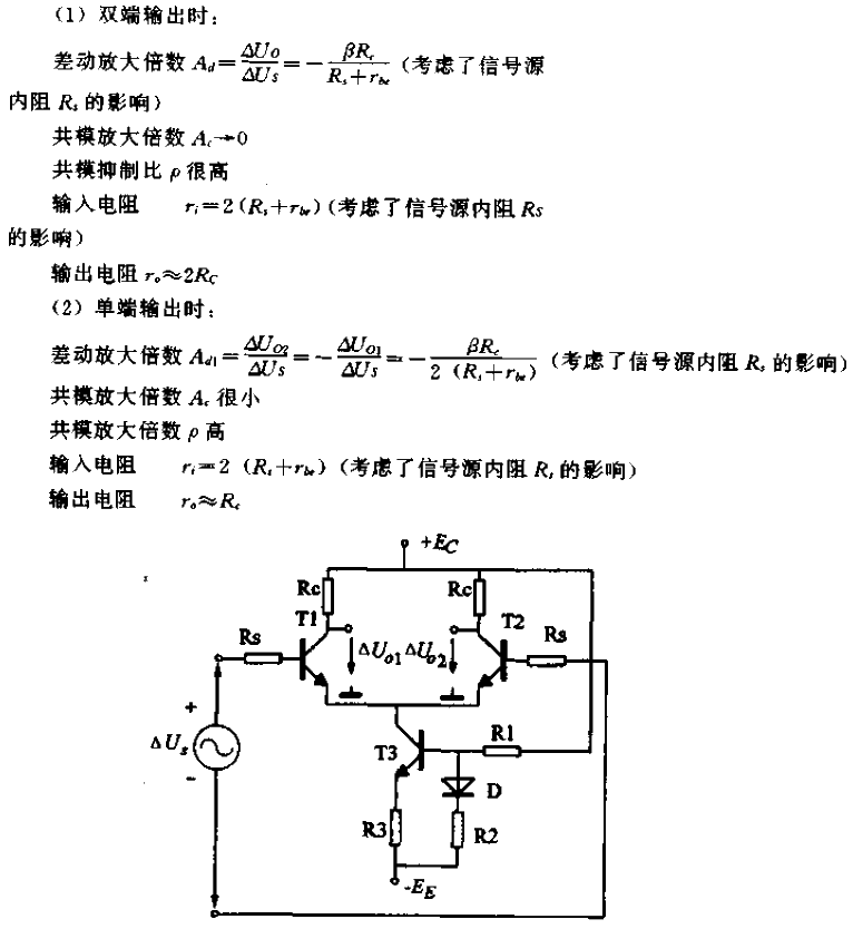 Single-ended input differential<strong><strong>amplifier circuit</strong></strong>.gif