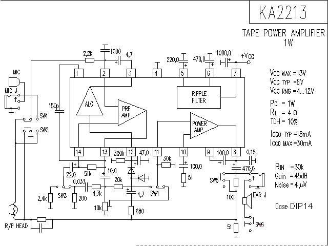 KA2213<strong><strong>Audio</strong></strong>IC<strong>Circuit</strong>.gif