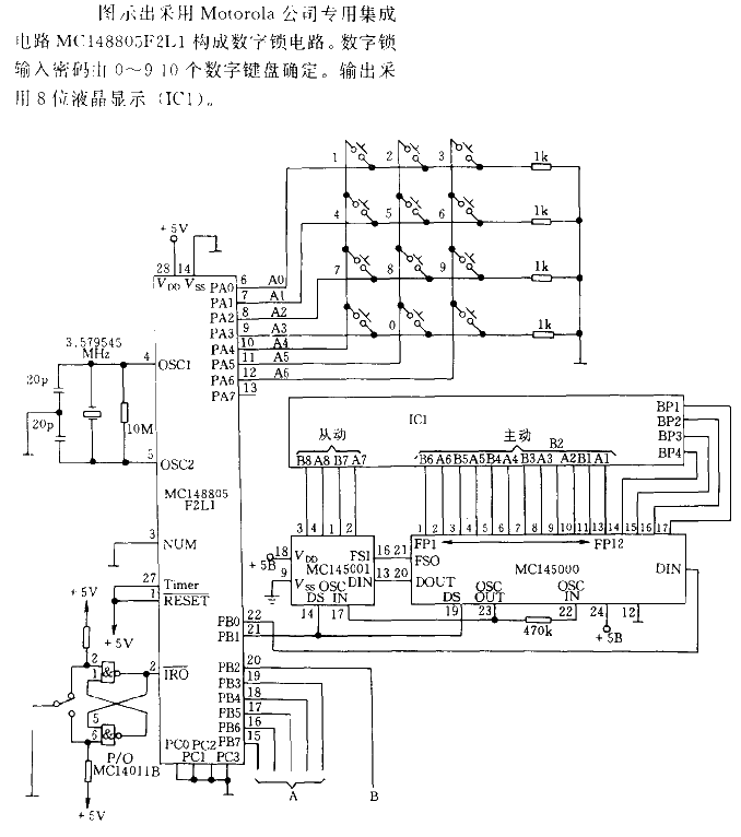 Digital lock circuit using<strong><strong>Application-specific integrated circuit</strong></strong>.gif