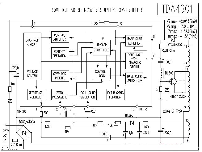 TDA4601<strong><strong>Power amplifier circuit diagram</strong></strong>.jpg