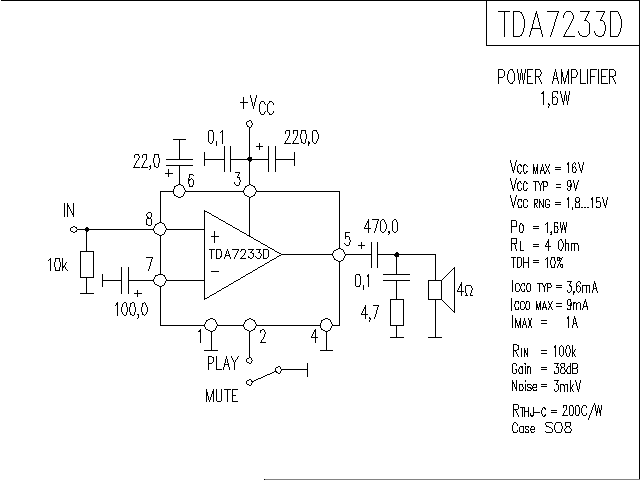 TDA7233D <strong><strong>Audio</strong></strong>IC<strong><strong>Circuit Diagram</strong></strong>.gif