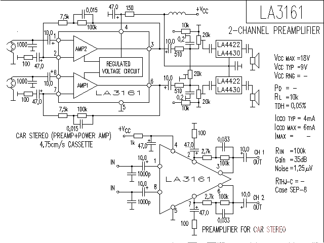 LA3161<strong><strong>Audio</strong></strong>IC<strong>Circuit</strong>.gif