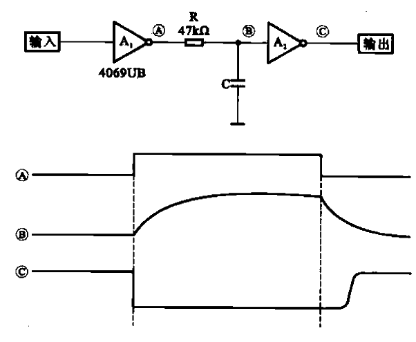 18. Structure of a typical<strong>pulse</strong><strong>delay circuit</strong>.gif