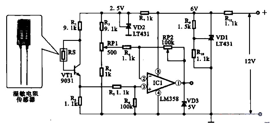 22.<strong>Soil moisture detection</strong><strong>Display circuit</strong>.gif