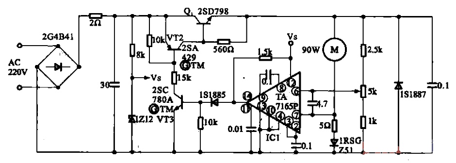 34.<strong>Motor</strong><strong>Drive circuit</strong> using negative feedback for steady speed<strong>control</strong>.gif