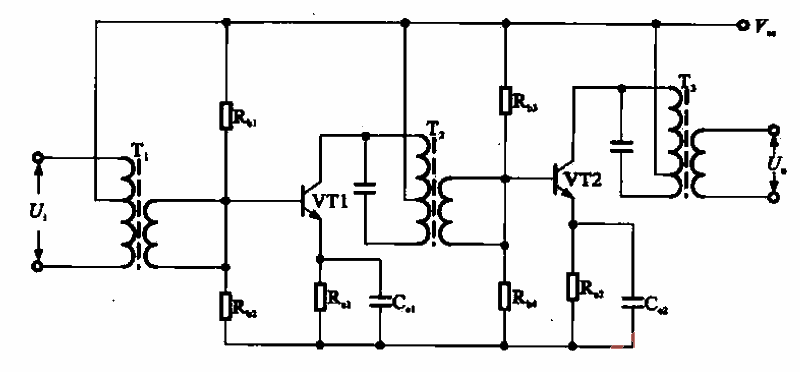 45. Two-stage<strong>Transformer Coupling</strong><strong>Intermediate Frequency</strong><strong>Amplification Circuit</strong>.gif