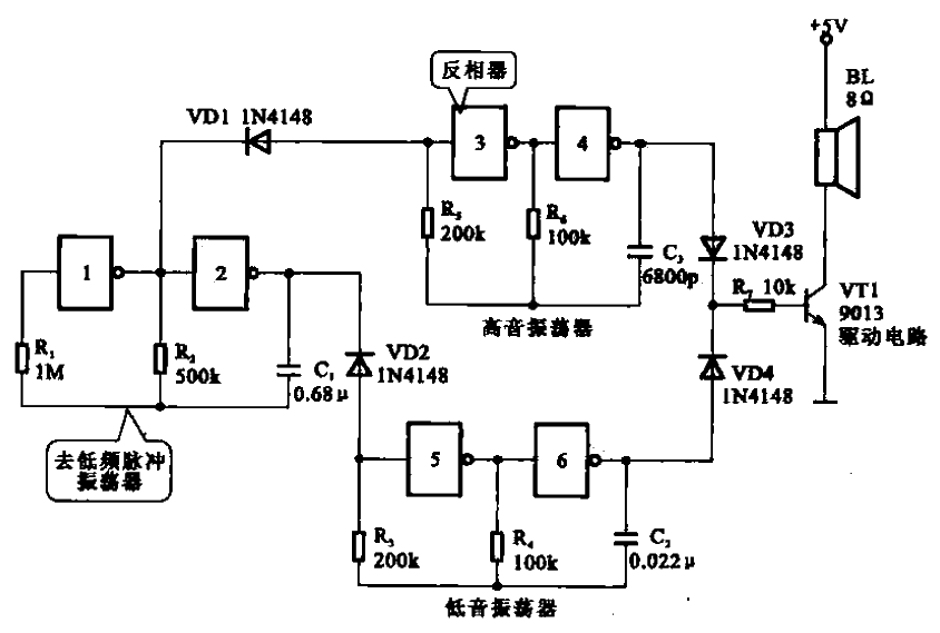 53.Siren<strong>Signal Generator</strong>Circuit.gif