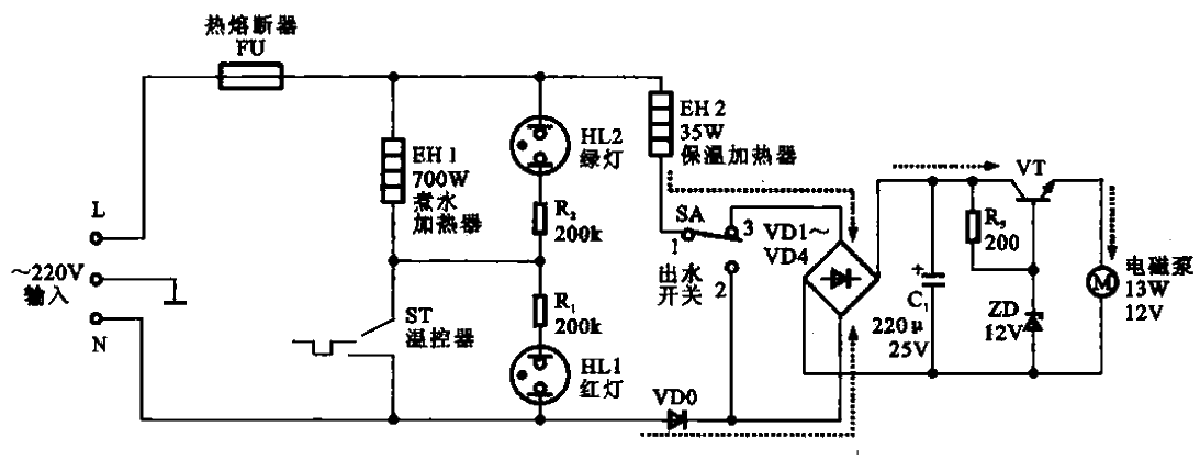 72. Working process of<strong>electromagnetic</strong>pump<strong>circuit</strong>.gif