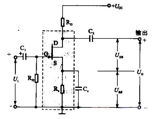 23.Self-supplied bias common source<strong>amplifier circuit</strong>.gif