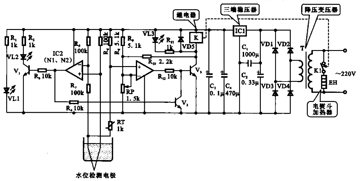 电熨斗电路图图片