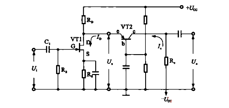 30. A cascade amplifier composed of a source <strong>ground</strong> and a common base <strong>amplifier</strong>.gif