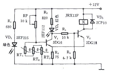 Overheat protection circuit schematic diagram