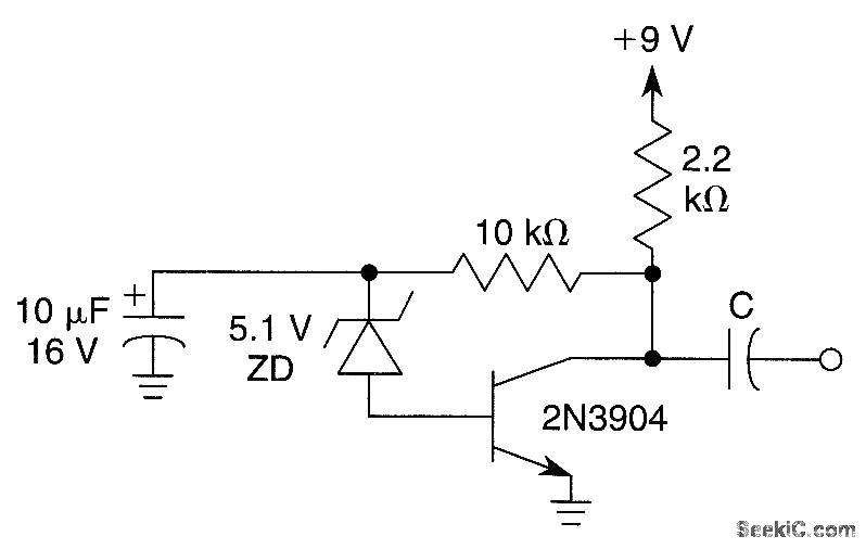 Zener diode white noise generator circuit