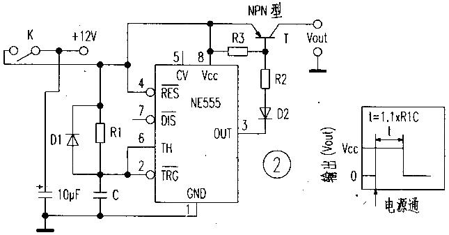 Power delay turn-on circuit