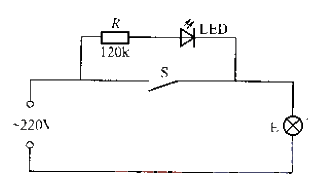 1.<strong>Lamp</strong><strong><strong>Switch</strong>Circuit</strong> with luminous indication.gif