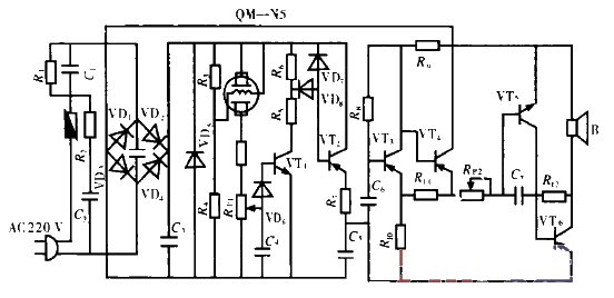 Combustible gas alarm circuit (1)