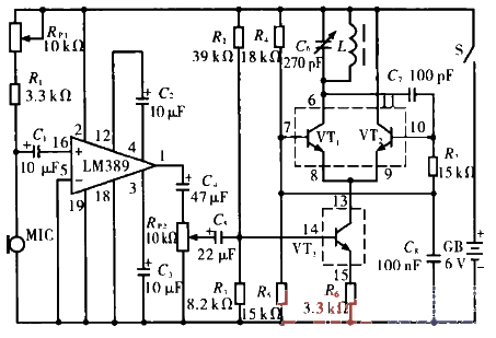 4.<strong>High Fidelity</strong>AM<strong>Wireless Microphone</strong><strong>Circuit</strong>.gif