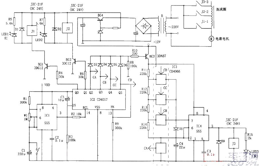 AC welding machine power saving controller circuit diagram