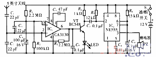 1. Turn on<strong>Mobile phone</strong><strong>Detector</strong><strong>Circuit</strong>.gif