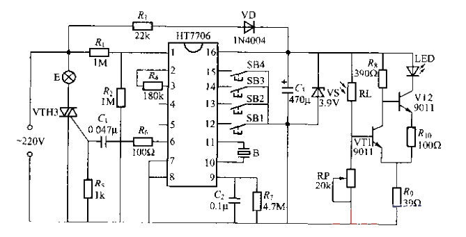 52. Multifunctional<strong>Dimmable desk lamp</strong><strong>circuit</strong>.gif