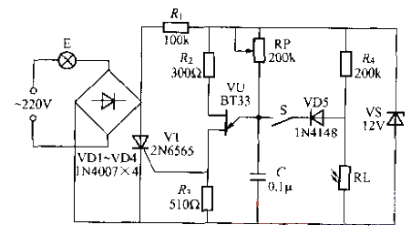 45.<strong>Thyristor</strong><strong>Dimmer lamp</strong><strong>circuit</strong> with light stabilizing function (2).gif