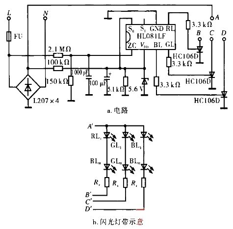 1. Colorful<strong>Flash</strong><strong><strong>LED</strong>Lamp Strip</strong><strong>Control Circuit</strong>.gif