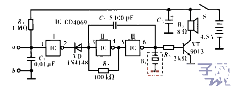 Baby wet alarm circuit (2)