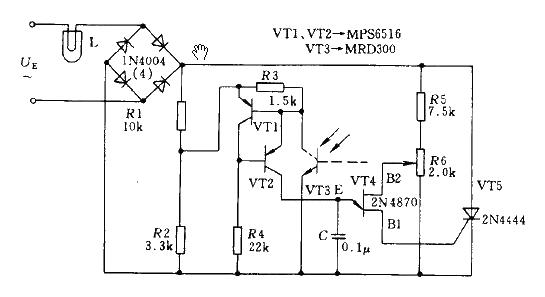 Projector lamp AC automatic voltage regulation circuit circuit diagram