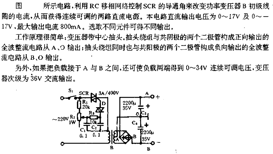 Simple dual-channel adjustable DC<strong>power circuit</strong>.gif