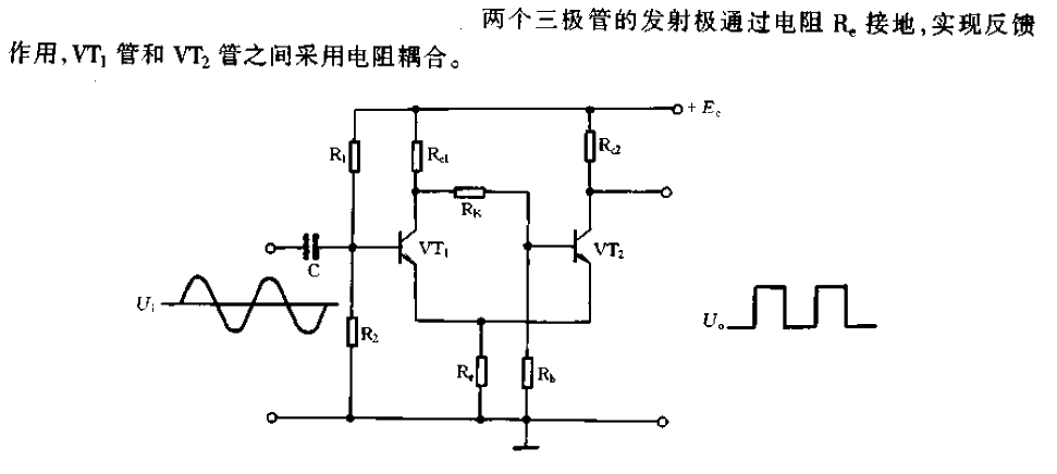 Typical<strong>Schmitt circuit</strong>.gif