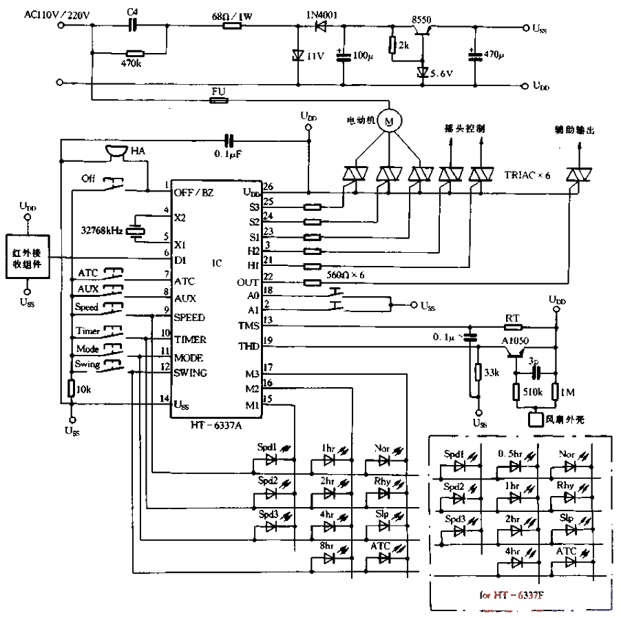 HT-12C／HT-6337／A／B／C／D／F circuit-b