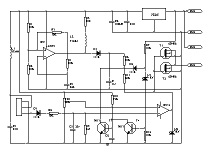 Air-mode motor proportional drive circuit