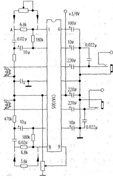 How to adjust the bass and treble of CXA1005