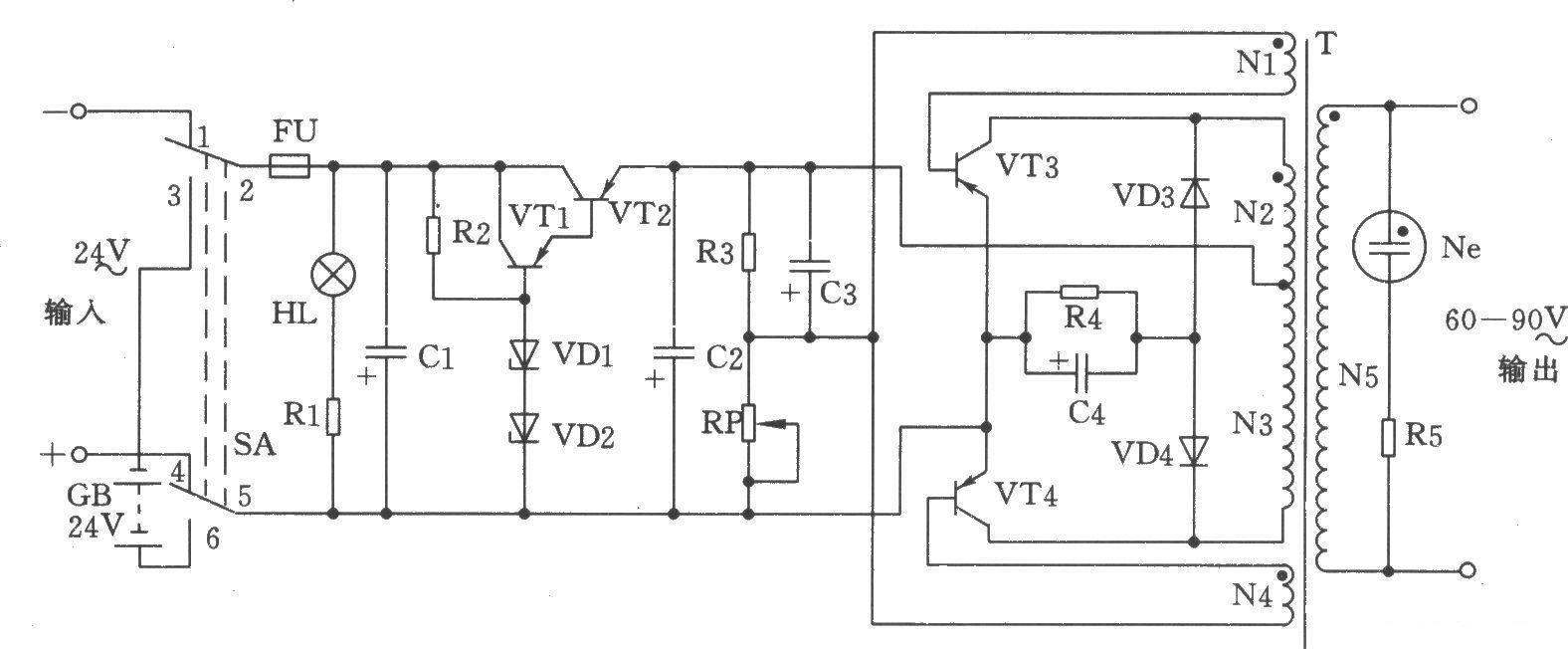 Transistor Ringing Generator