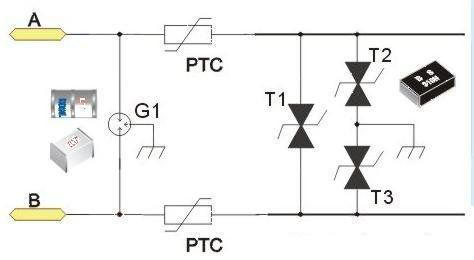 Audio interface protection circuit