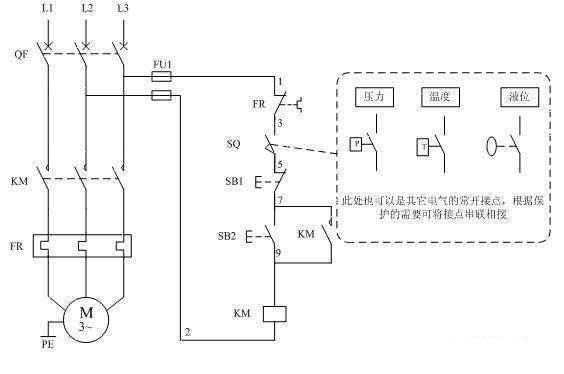 Motor multi-protection control circuit