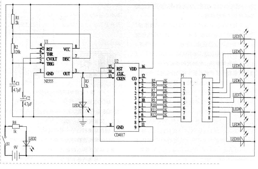 Lightweight and practical multi-core cable detection circuit