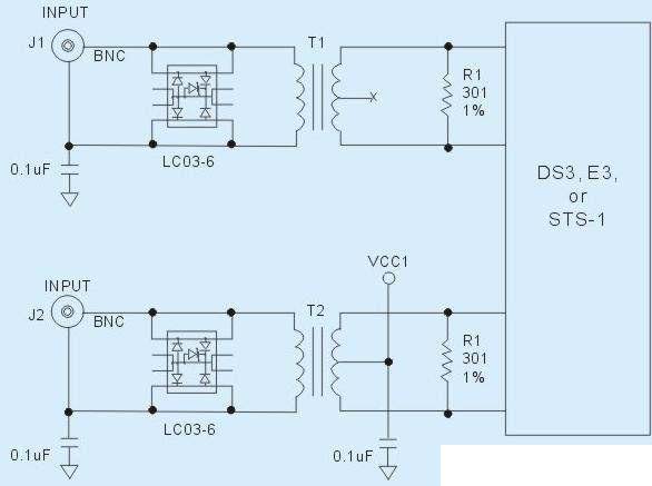 T3/E3 protection circuit and solution