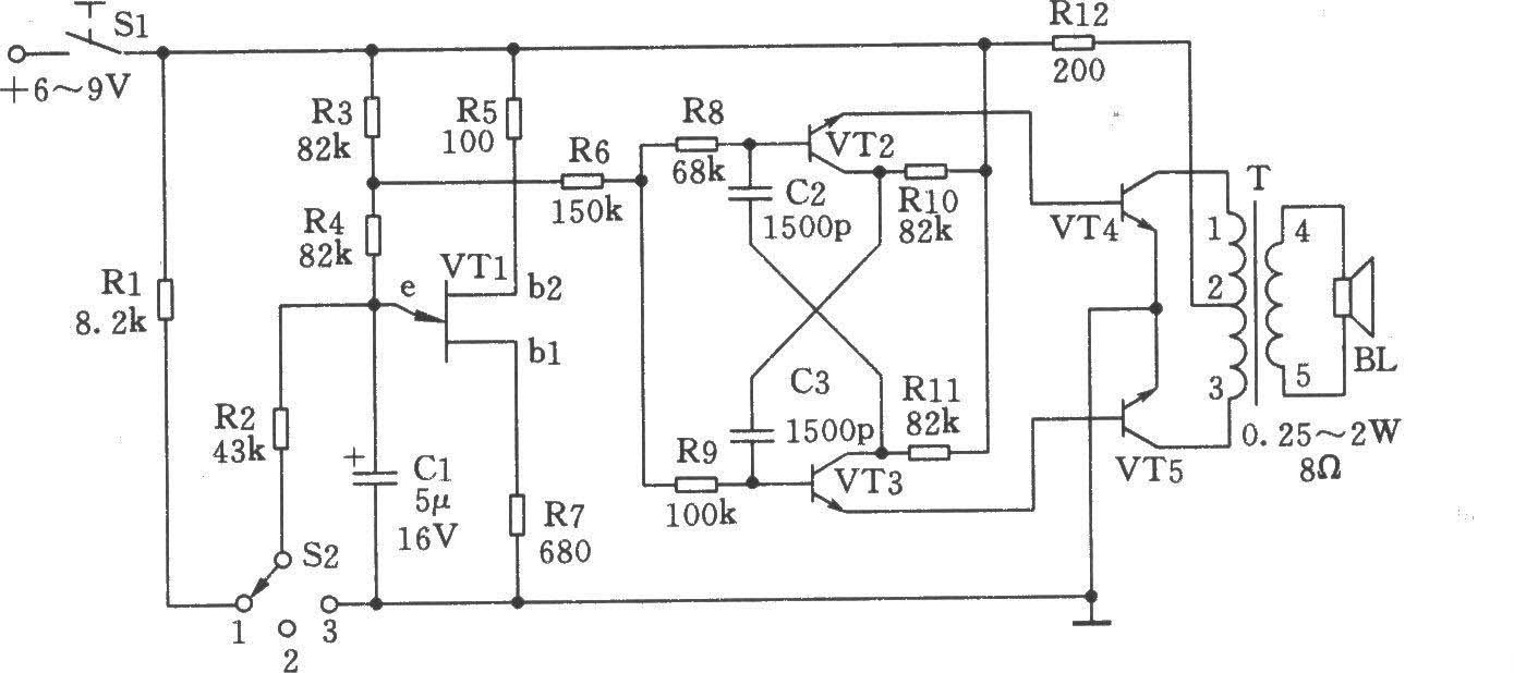 Signal generating circuit with variable rhythm